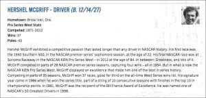 NASCAR HOF Inductee